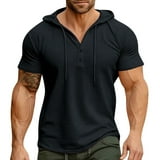 Best Selling Half Sleeves Hoodie (black)