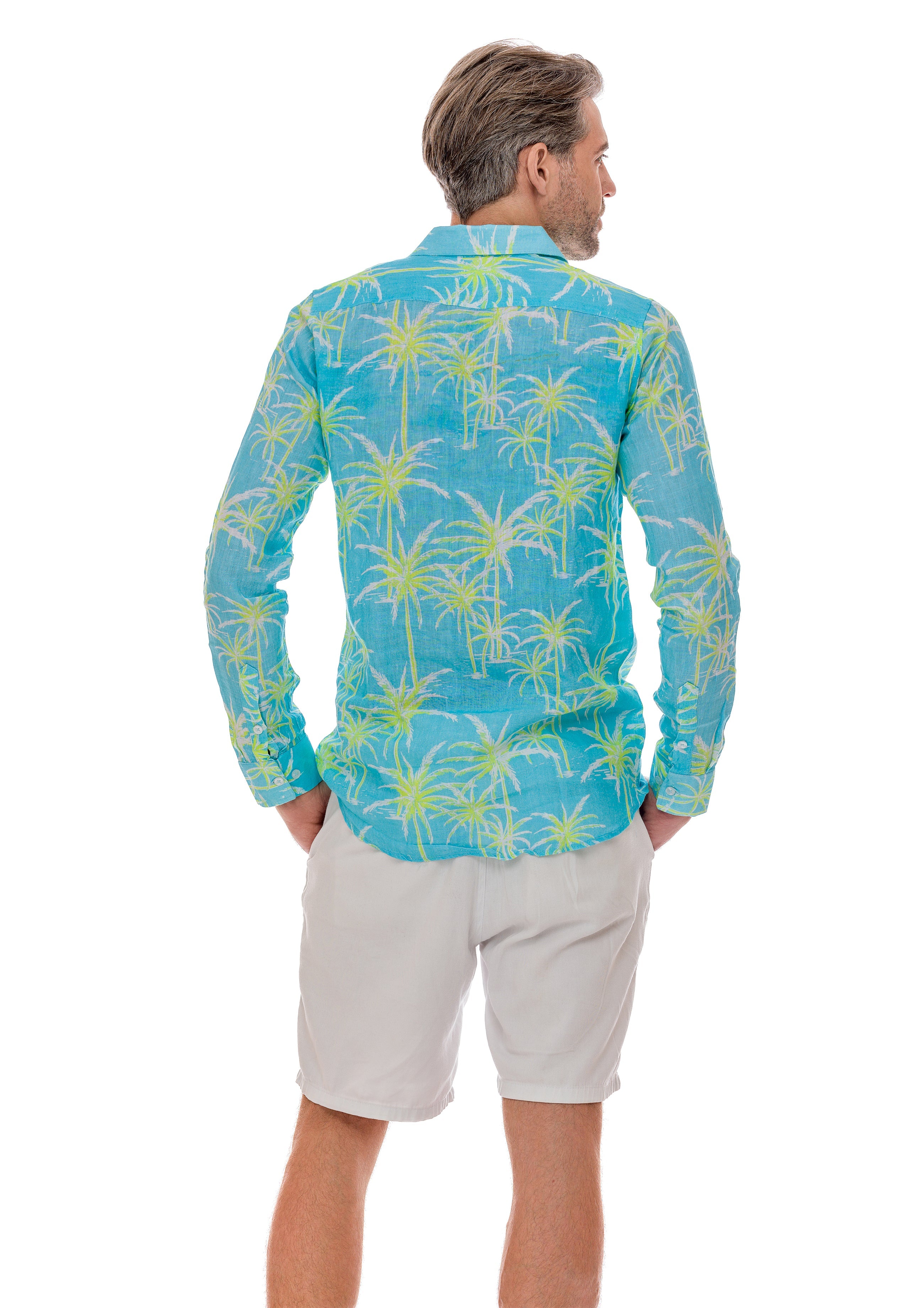 105 linen men shirts resort palms collection