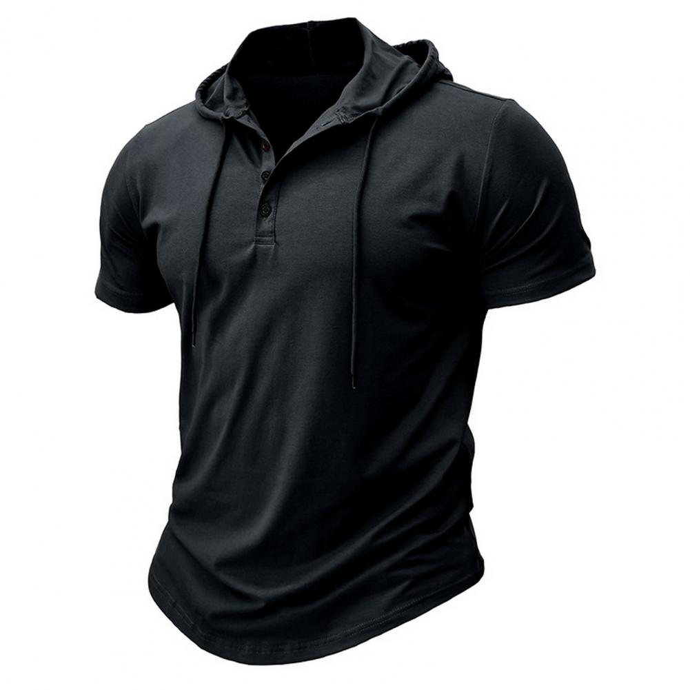 Best Selling Half Sleeves Hoodie (black)