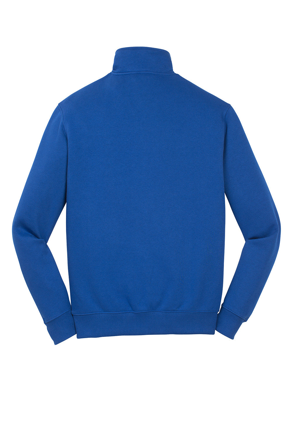Sport-Tek Mens Shrink Resistant Fleece 1/4 Zip Sweatshirt - True Royal Blue
