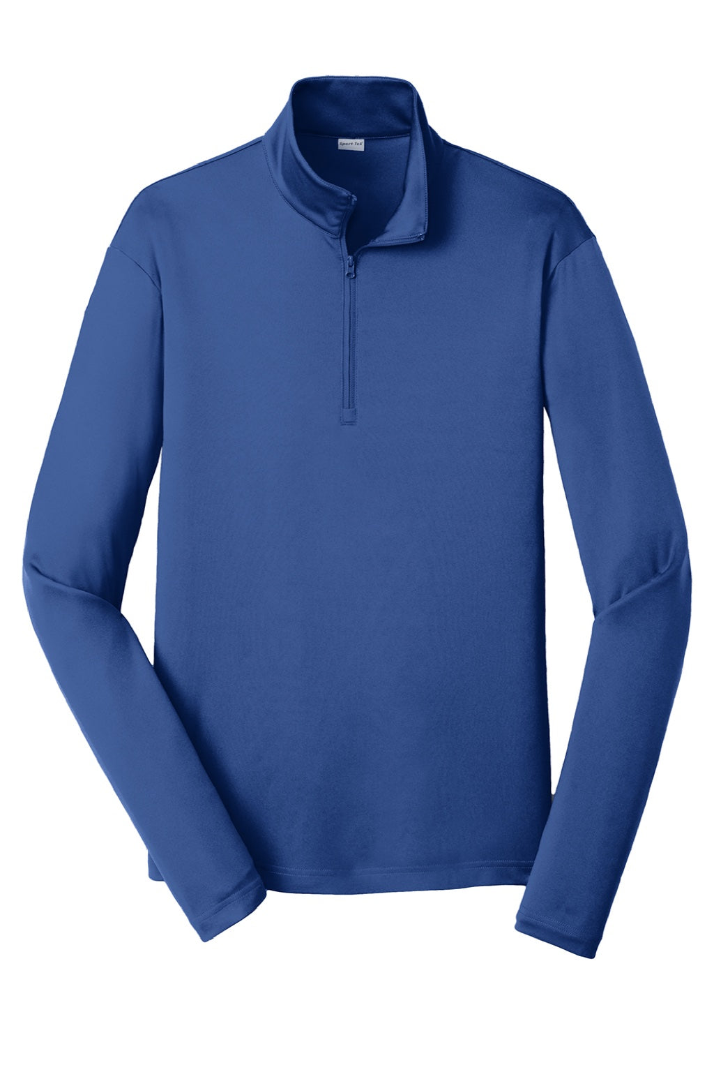 Sport-Tek Mens Competitor Moisture Wicking 1/4 Zip Sweatshirt - Royal Blue - Closeout