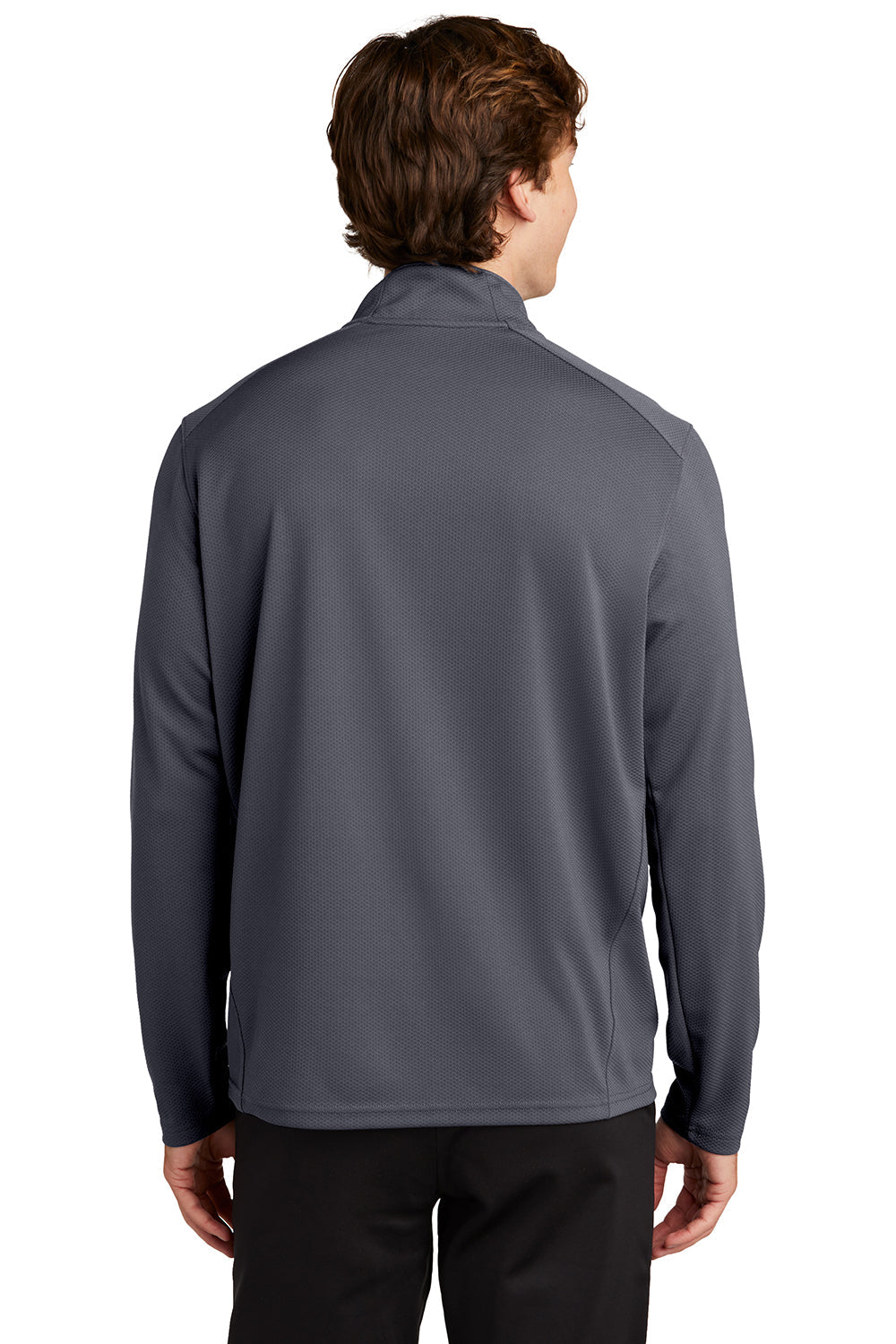 Sport-Tek Mens Sport-Wick Moisture Wicking 1/4 Zip Sweatshirt - Iron Grey