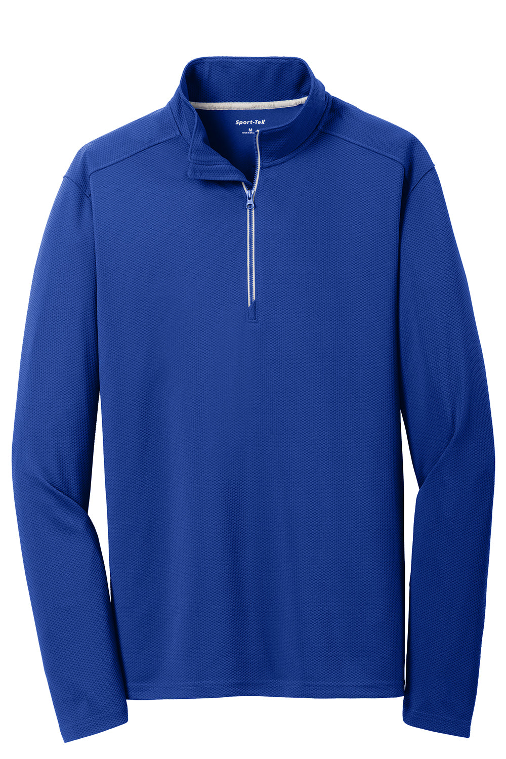 Sport-Tek Mens Sport-Wick Moisture Wicking 1/4 Zip Sweatshirt - True Royal Blue