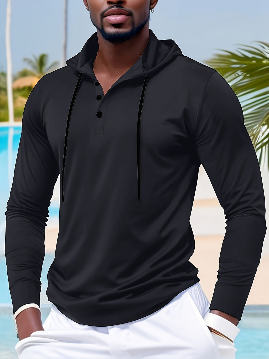 Best Selling Full Sleeves Hoodie Black